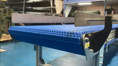 Aluminium Conveyor wih Modular Belting