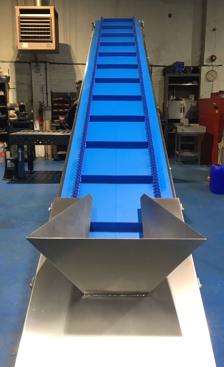 Conveyor Hopper with Flights