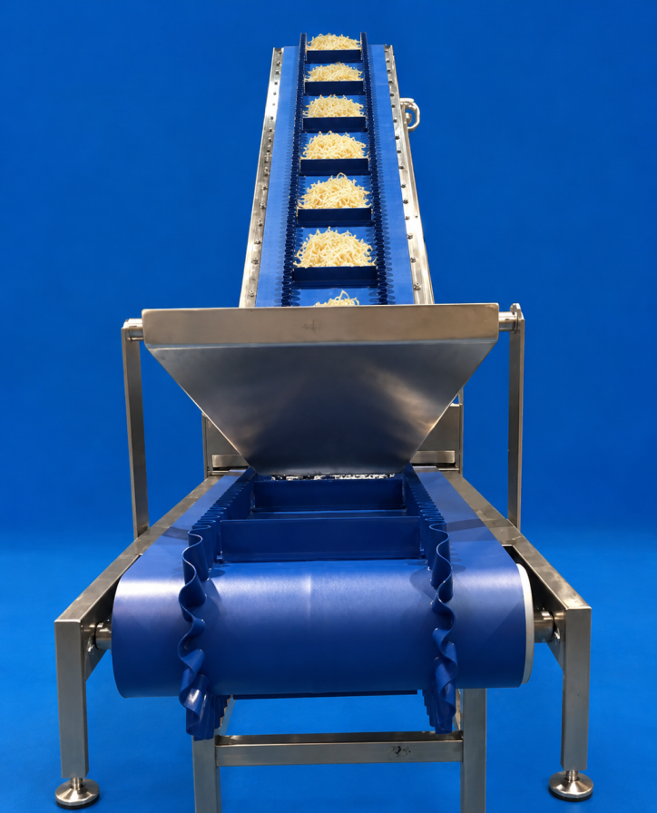 corrugated belt conveyor