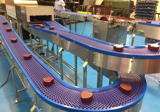 Modular Belt with Waxed Cheese Cheese Conveyor