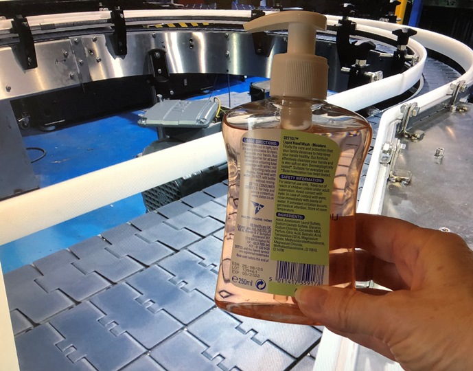 Hand Sanitiser Gel Handling Conveyors