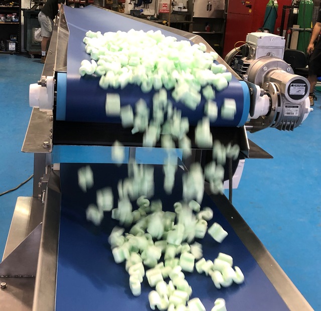 Trough Belt Conveyor for the Food Sector