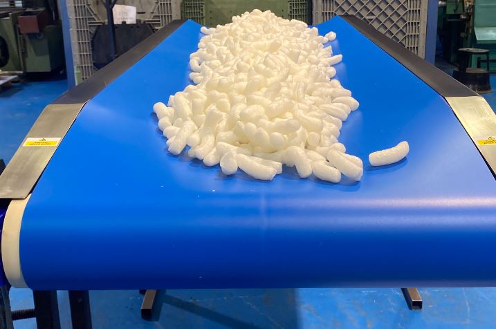 Motorised Drum with Trough Conveyor Belt